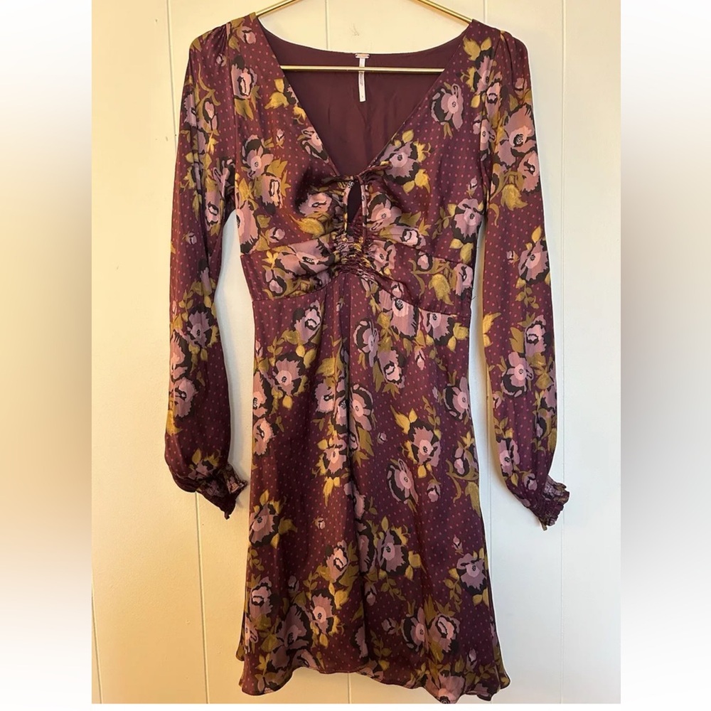 Free People Morning light long sleeve dress size 2
